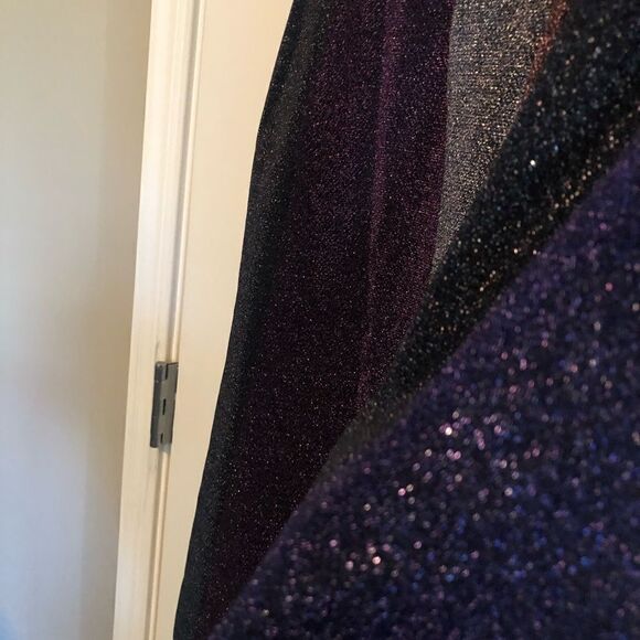 SARA NAVON multicolor striped sparkle dress - Picture 13 of 15